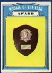 1972 Topps Baseball Cards      625     Rookie of the Year
